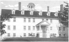 SA0238 - Color postcard shows the Main dwelling, built 1793.